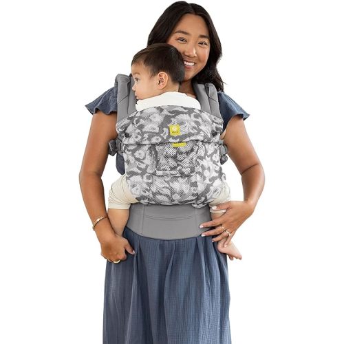LÍLLÉbaby Complete Airflow Ergonomic 6-in-1 Baby Carrier Infant to Toddler with Lumbar Support (7-45 Pounds), 360 Degree Baby Wearing, Inward and Outward Facing (Frosted Leopard)