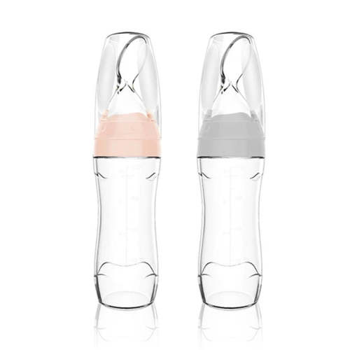 Haakaa Silicone Baby Food Dispensing Spoon with Cap 1 pk