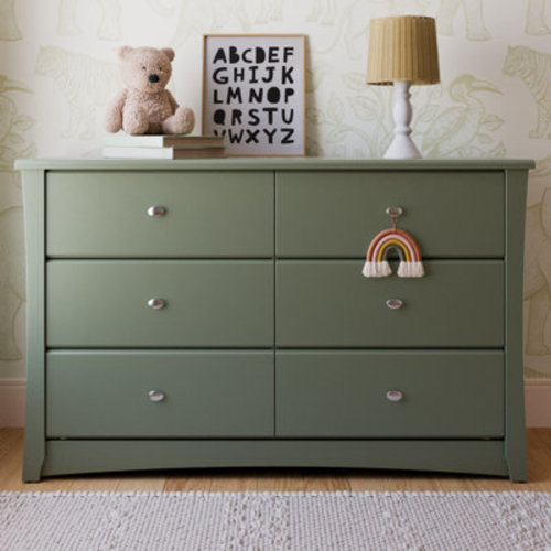 Storkcraft Crescent 6 Drawer Double Dresser | Wayfair