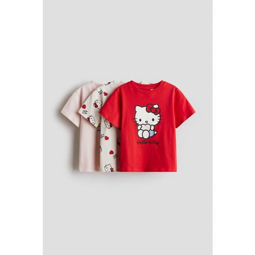 3-PACK PRINTED JERSEY TOPS