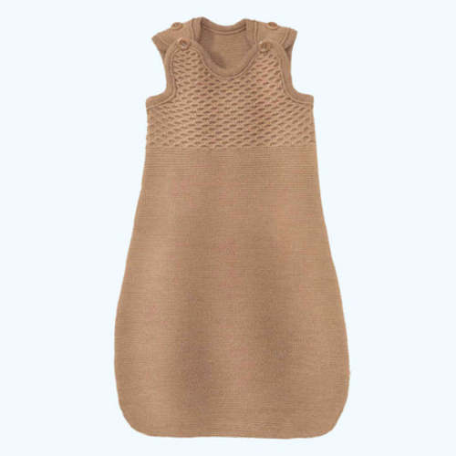 DISANA Knitted Organic Merino Wool Sleeveless Sleeping Bag for Baby – Danish Woolen Delight