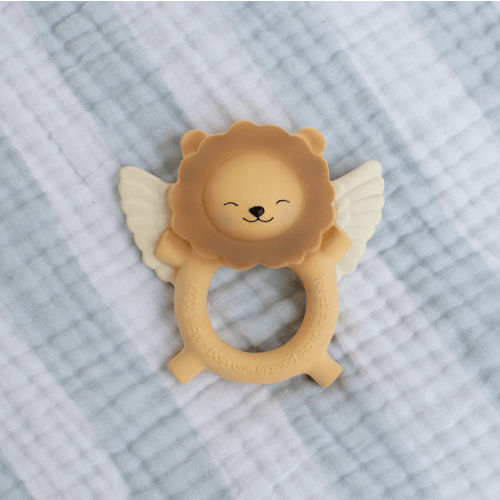 Lion of St. Mark Natural Rubber Teether – Shining Light Dolls