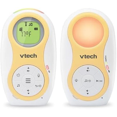 VTech DM1215 Enhanced Range Digital Audio Monitor with Dual Unit Rechargable Battery & Night Light