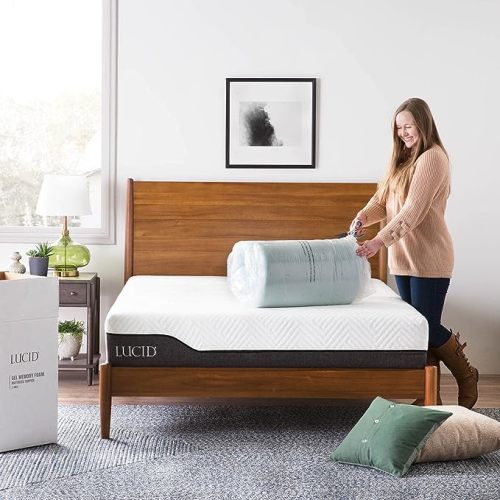 Lucid 3 Inch Mattress Topper - King