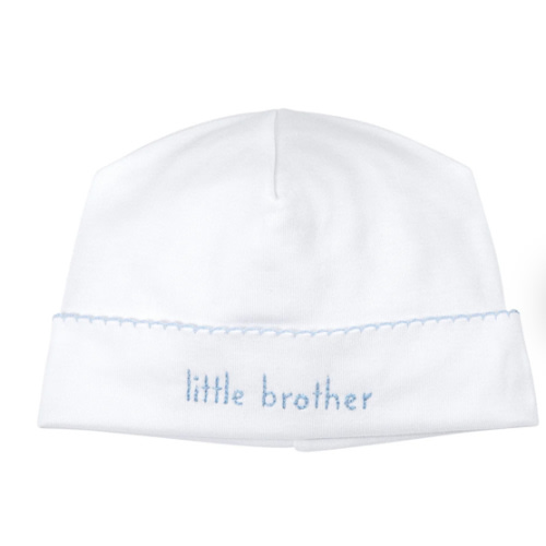 Magnolia Baby Boy Little Brother Embroidered Hat