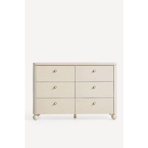 Tasha Lacquer Six-Drawer Dresser