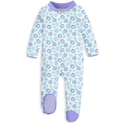 UNIFACO Baby Girls Boys Footed Pajamas One-Piece Sleeper Snug Fit Sleep and Play Zip Front Footie Romper 0-12 Month