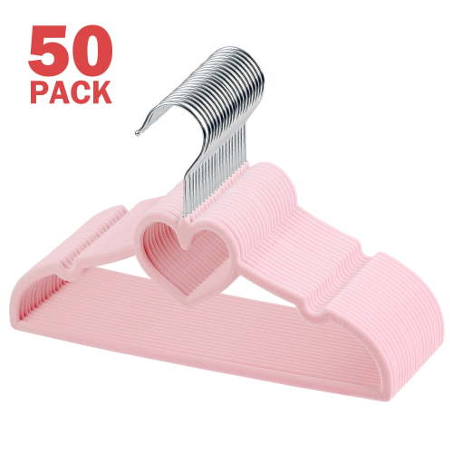 50 Pack Kids Hangers,Premium Velvet Strong and Durable Baby Hangers, Non-Slip Toddler Hangers, Baby Clothes Hangers With 360°Swivel Hook,12.8”Children Hangers,Ultra Slim and Stackable Space Saving