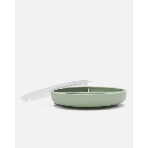 Suction Plate + Lid - Sage / 1 Pack