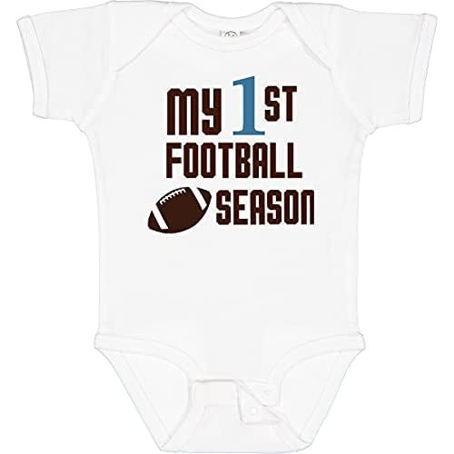 inktastic My First Football Season Baby Bodysuit