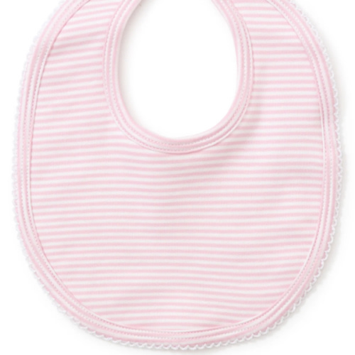 Simple Stripes Pink Bib