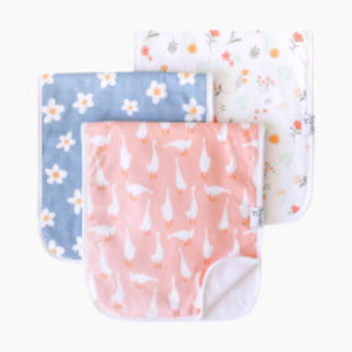 Copper Pearl Printed Burp Cloth Set - Goosie