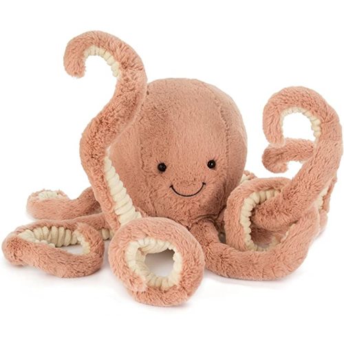 Jellycat Odell Octopus Stuffed Animal, Medium, 9 inches - Medium - 9"
