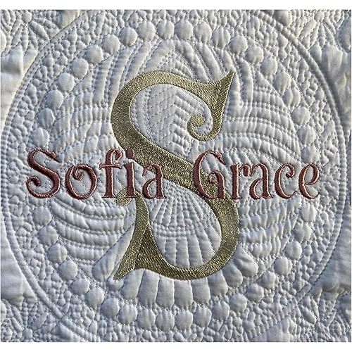 Personalized Baby Quilt Baby Blankets Monogrammed Blankets for Kids Baby Blankets for Boys Girls Embroidered Baby Gifts Sofia