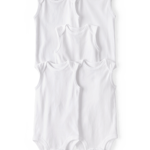 White Baby 5-Pack Tank Bodysuit | Carter’s Oshkosh Canada