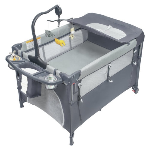 Isabelle & Max™ 5 In 1 Baby Bassinet Bedside Crib, Portable Crib With Changing Table And Storage Bag, Music Box, Easy To Carry Playard For Newborn, Infant And Toddler | Wayfair