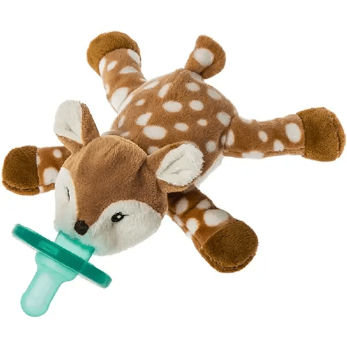 Mary Meyer WubbaNub Infant Pacifier, 6-Inches, Amber Fawn