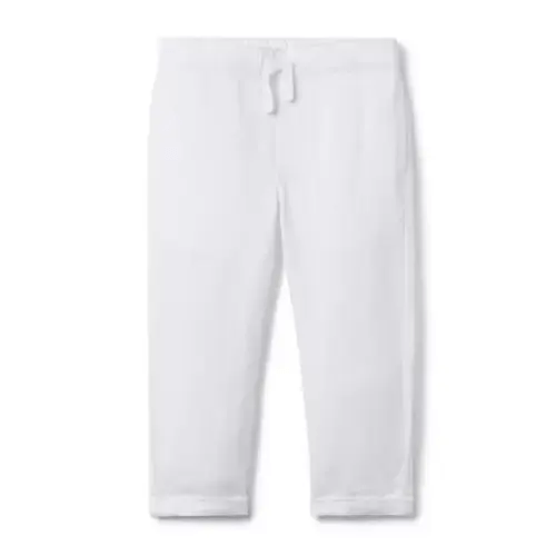 Boy White The Linen-Cotton Pull-On Pant by Janie and Jack