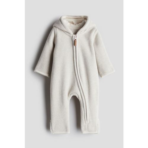 Hooded Fleece Jumpsuit