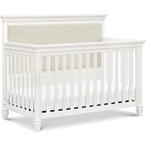 Namesake Darlington 4-in-1 Convertible Crib in Warm White, Greenguard Gold Certified
