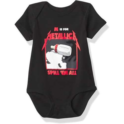 Metallica baby-boys Baby M is for Kea BodysuitBaby and Toddler T-Shirt Set