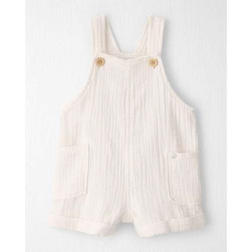 Baby Organic Cotton Gauze Shortalls - Little Planet | Carter's