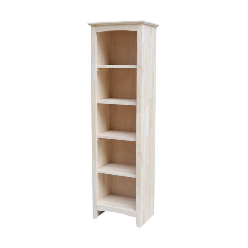 Gracie Oaks Bodenheim 18" W Solid Wood Standard Bookcase & Reviews | Wayfair