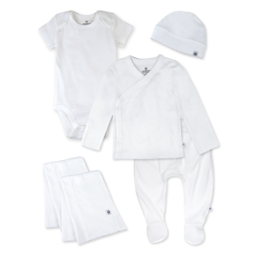Honest Baby Clothing Baby Boy or Girl Gender Neutral Organic Cotton Take Me Home Gift Set, 6 Piece (Newborn-6 Months)