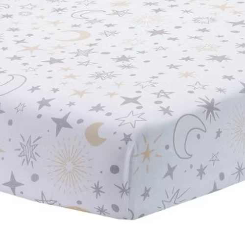 Goodnight Moon Cotton Fitted Crib Sheet