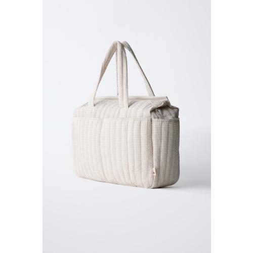 GINGHAM MATERNITY BAG