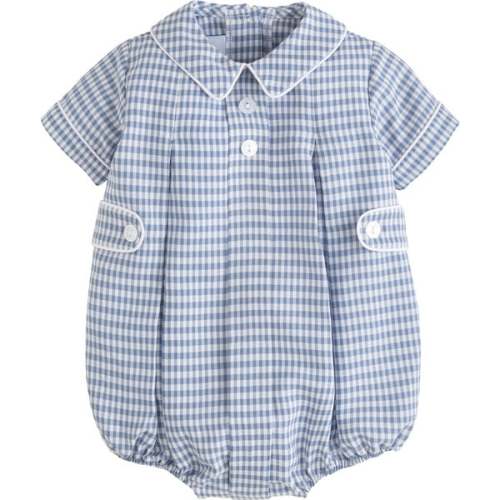 Davant Bubble, Gray Blue Gingham - Little English | Maisonette