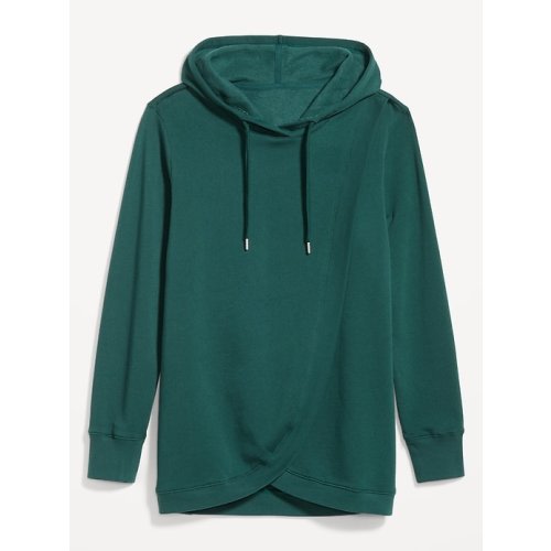 Maternity Cross-Front Nursing Pullover Hoodie
