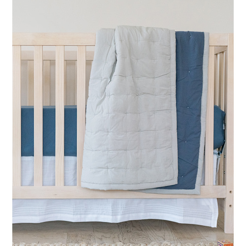 Bamboo Percale Quilt - Hush Gray