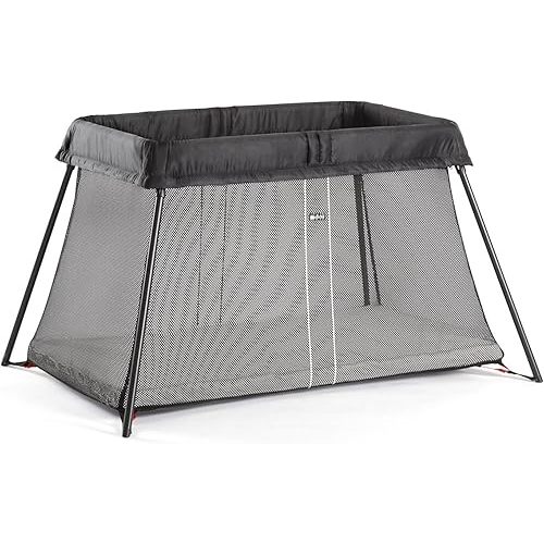 BabyBjörn Travel Crib Light - Black (040280US), One Size