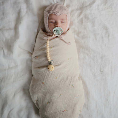 Organic Cotton Mushie Baby Muslin Swaddle Blanket