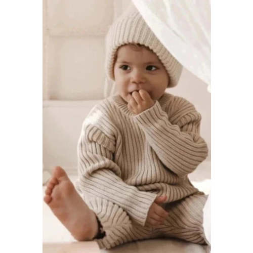 Chunky Rib Pullover - Acorn