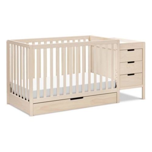Carter's By Davinci Colby 4-in-1 Convertible Crib & Changer Combo - Washed Natural