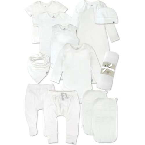 Baby 12-Piece Welcome Home Gift Set, Bright White