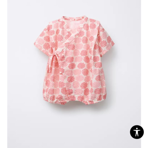 1-9 MONTHS/ FLORAL PRINT KIMONO ROMPER - Ecru | ZARA United States