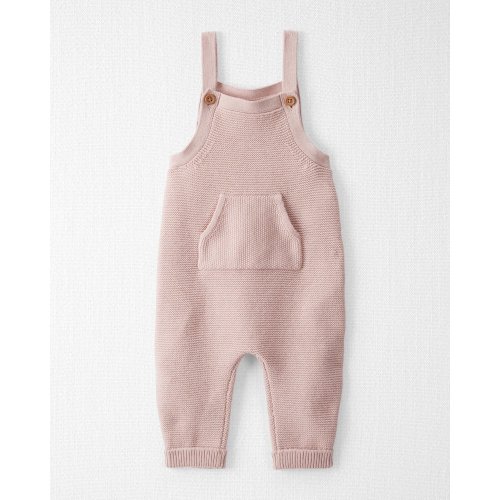 Baby Organic Cotton Sweater Knit Overalls in Perfect Pink
- Little Planet | Carter's