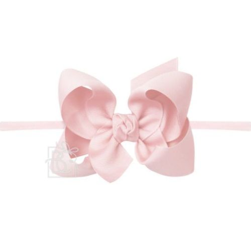 1/4" Pantyhose Headband with Grosgrain Bow - Beyond Creation