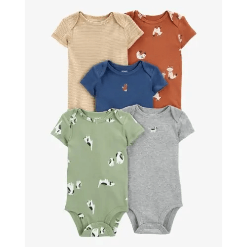 Baby 5-Pack Animal Print Original Bodysuits - Carter's | Carter's