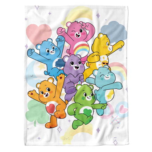 Care Bears Blanket, 30x40 Care Bears Soft Fleece Baby Blanket for Infant Toddler, All Season Cozy Crib Throw