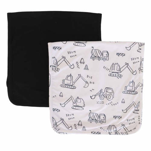 Doodle Dozers 2pc Burp Cloth Set
