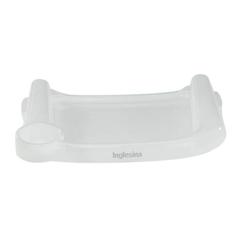 Inglesina Fast Dining Tray Plus-Compatible with Fast Table Chair Durable & Easy to Clean Quick, Simple Installation, BPA Free - Clear