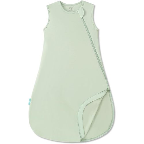 PurComfy Summer Sleep Sack, 0.5 TOG Bamboo Viscose Baby Wearable Blanket with 2-Way Zipper, Soft Breathable Baby Sleeping Bag