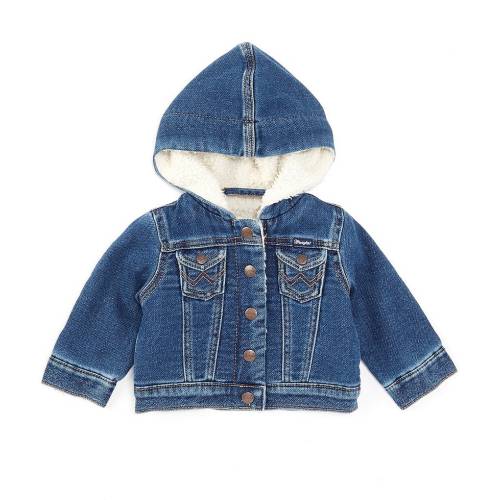 Wrangler® Baby Boys Newborn-24 Months Long Sleeve Sherpa-Lined Denim Jacket