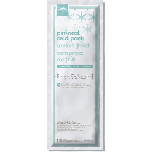 Medline Perineal Cold Packs for Postpartum Care (24 Count) Each Absorbent Pad is 4.5" x 14.25" Perfect for your After Delivery Postpartum Essentials Kit
