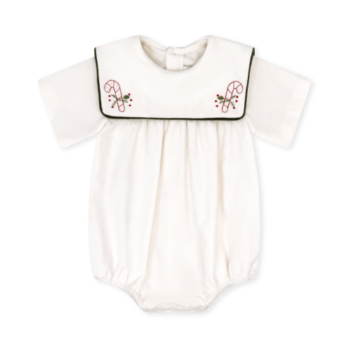 Christian Bubble Winter White Velvet Candy Cane