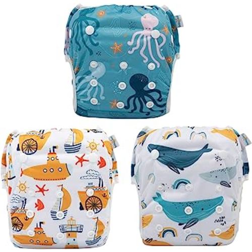 Babygoal 3pk Adjustable Washable Pocket Nappy Covers + Wet Bag – Me 'n  Mommy To Be